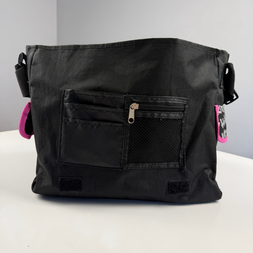 Sanrio official Hello Kitty Messenger Bag Black Pink - Picture 9 of 13